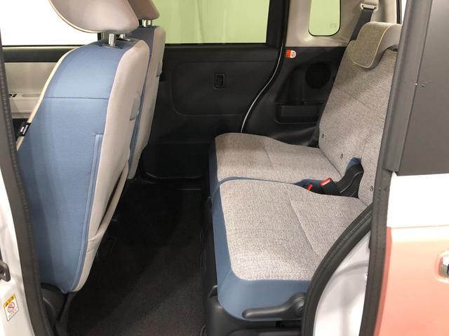 ムーヴキャンバスストライプスＧ　走行２８４５キロ／クリアランスソナー一年保証・走行距離無制限　走行２８４５キロ　サイドエアバック　クリアランスソナー　オートマチックハイビーム　オートライト　ＬＥＤヘッドライト　ベンチシート　シートヒーター　両側電動スライドドア（埼玉県）の中古車