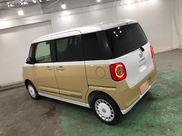 ムーヴキャンバスストライプスＧ　走行５６６８キロ／ＬＥＤヘッドランプ／マット一年保証・走行距離無制限　走行５６６８キロ　サイドエアバック　クリアランスソナー　オートマチックハイビーム　オートライト　ＬＥＤヘッドライト　ベンチシート　シートヒーター　両側電動スライドドア（埼玉県）の中古車