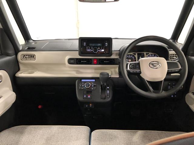 ムーヴキャンバスストライプスＧ　走行５６６８キロ／ＬＥＤヘッドランプ／マット一年保証・走行距離無制限　走行５６６８キロ　サイドエアバック　クリアランスソナー　オートマチックハイビーム　オートライト　ＬＥＤヘッドライト　ベンチシート　シートヒーター　両側電動スライドドア（埼玉県）の中古車