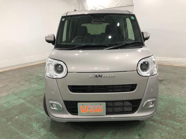 ムーヴキャンバスセオリーＧ　走行１８４１キロ／クリアランスソナー一年保証・走行距離無制限　走行１８４１キロ　サイドエアバック　クリアランスソナー　オートマチックハイビーム　オートライト　ＬＥＤヘッドライト　ベンチシート　シートヒーター　両側電動スライドドア（埼玉県）の中古車