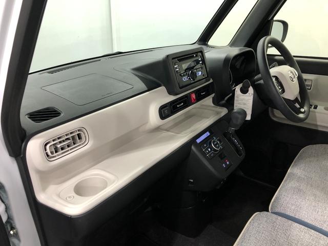 ムーヴキャンバスストライプスＧ　走行３８１５キロ／クリアランスソナー一年保証・走行距離無制限　走行５６６８キロ　サイドエアバック　クリアランスソナー　オートマチックハイビーム　オートライト　ＬＥＤヘッドライト　ベンチシート　シートヒーター　両側電動スライドドア（埼玉県）の中古車