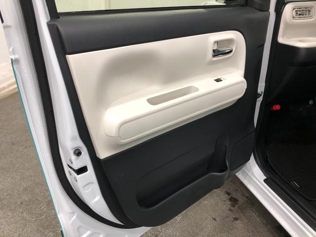 ムーヴキャンバスストライプスＧ　走行３８１５キロ／クリアランスソナー一年保証・走行距離無制限　走行５６６８キロ　サイドエアバック　クリアランスソナー　オートマチックハイビーム　オートライト　ＬＥＤヘッドライト　ベンチシート　シートヒーター　両側電動スライドドア（埼玉県）の中古車