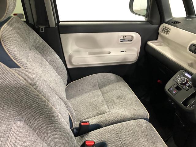 ムーヴキャンバスストライプスＧ　走行３８１５キロ／クリアランスソナー一年保証・走行距離無制限　走行５６６８キロ　サイドエアバック　クリアランスソナー　オートマチックハイビーム　オートライト　ＬＥＤヘッドライト　ベンチシート　シートヒーター　両側電動スライドドア（埼玉県）の中古車