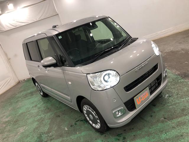 ムーヴキャンバスセオリーＧ　走行１６７３キロ／クリアランスソナー一年保証・走行距離無制限　走行１６７３キロ　サイドエアバック　クリアランスソナー　オートマチックハイビーム　オートライト　ＬＥＤヘッドライト　ベンチシート　シートヒーター　両側電動スライドドア（埼玉県）の中古車