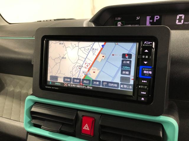 タントX 走行11984キロ/純正ナビ/バックカメラ/ドラレコ1年保証距離無制限 走行距離11984キロ 純正フルセグナビ バックカメラ ドラレコ 純正マット サイドエアバッグ LEDヘッドランプ アイドリングストップ シートヒーター 片側電動スライドドア(埼玉県)の中古車