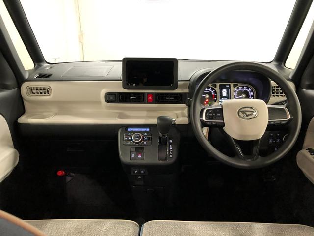 ムーヴキャンバスストライプスG 走行4744キロ/LEDヘッドランプ/マット1年保証距離無制限 走行距離4744キロ USBソケット 純正マット サイドエアバッグ LEDヘッドランプ アイドリングストップ シートヒーター 両側電動スライドドア オート格納式ドアミラー(埼玉県)の中古車