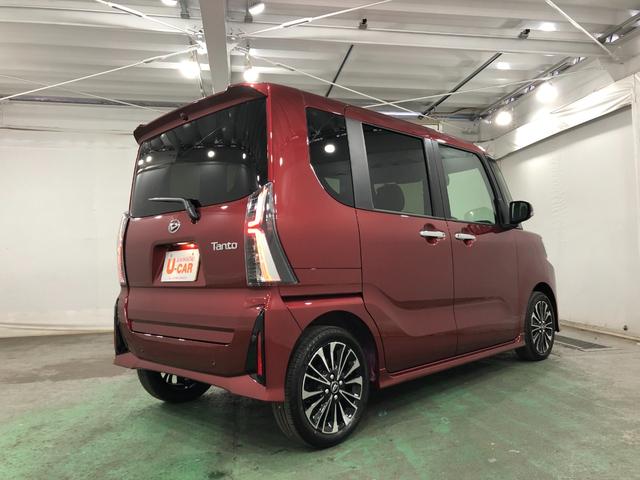 タントカスタムRS 走行17キロ/シートヒーター/両側電動スライド一年保証・走行距離無制限 走行17キロ サイドエアバック クリアランスソナー オートマチックハイビーム オートライト LEDヘッドライト ベンチシート シートヒーター 両側電動スライドドア(埼玉県)の中古車