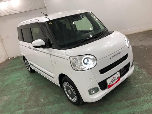 ムーヴキャンバスセオリーＧ　走行１９１８３キロ／ナビ／ドラレコ／全周囲カメラ一年保証走行距離無制限走行１９１８３キロ　フルセグナビ　ブルートゥース　全周囲カメラ　ドラレコ　オートライト　ＬＥＤヘッドライト　シートヒーター　両側電動スライドドア　ｅｃｏＩＤＬＥ非装着車（埼玉県）の中古車