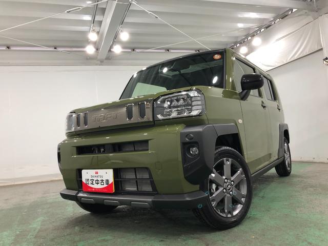 タフトGターボ ダーククロムベンチャー 走行1470キロ/ナビ一年保証・走行距離無制限走行1470キロ フルセグナビ バックカメラ サイドエアバック クリアランスソナー オートライト LEDヘッドライト シートヒーター(埼玉県)の中古車