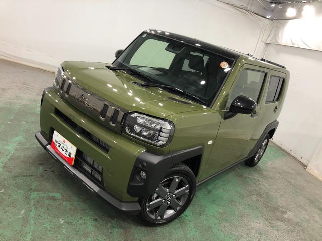 タフトGターボ ダーククロムベンチャー 走行1470キロ/ナビ一年保証・走行距離無制限走行1470キロ フルセグナビ バックカメラ サイドエアバック クリアランスソナー オートライト LEDヘッドライト シートヒーター(埼玉県)の中古車