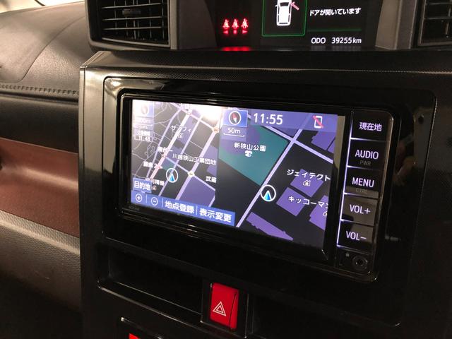 ルーミーＧ　走行３９２５５キロ／ワンセグナビ／バックカメラ／ドラレコ１年保証距離無制限　走行距離３９２５５キロ　ワンセグナビ　バックカメラ　ブルートゥース　ドラレコ　純正マット　オートライト　アイドリングストップ　両側電動スライドドア　オート格納式ドアミラー（埼玉県）の中古車