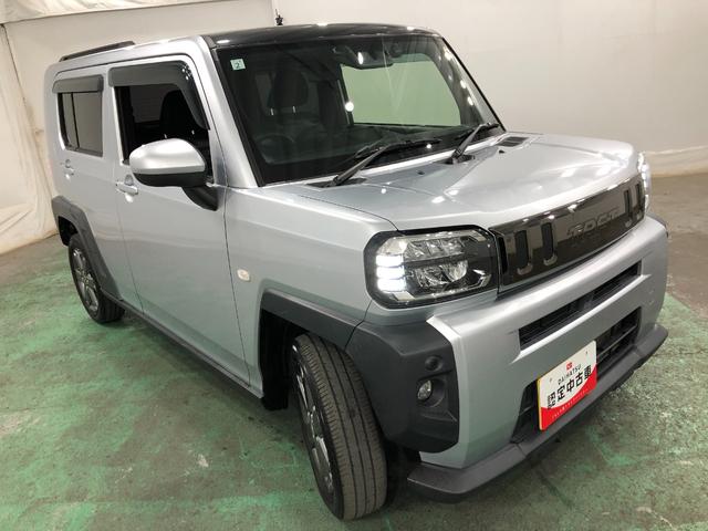 タフトGターボ 走行25702キロ/車検整備付/タイヤ4本交換一年保証・走行距離無制限走行25702キロ フルセグナビ ブルートゥース バックカメラ ドラレコ ETC サイドエアバック クリアランスソナー LEDヘッドライト シートヒーター(埼玉県)の中古車