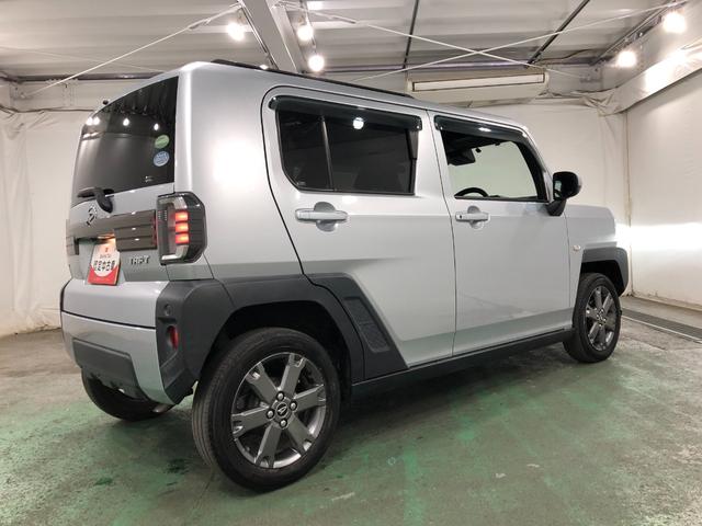 タフトGターボ 走行25702キロ/車検整備付/タイヤ4本交換一年保証・走行距離無制限走行25702キロ フルセグナビ ブルートゥース バックカメラ ドラレコ ETC サイドエアバック クリアランスソナー LEDヘッドライト シートヒーター(埼玉県)の中古車