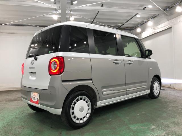 ムーヴキャンバスストライプスGターボ 走行14212キロ/ドラレコ/ETCディスプレイオーディオ ETC ドラレコ バックカメラ クリアランスソナー オートライト LEDヘッドライト シートヒーター 両側電動スライドドア 一年保証・走行距離無制限走行14212キロ(東京都)の中古車