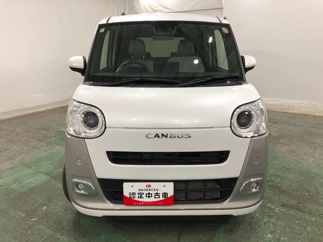 ムーヴキャンバスストライプスGターボ 走行14212キロ/ドラレコ/ETCディスプレイオーディオ ETC ドラレコ バックカメラ クリアランスソナー オートライト LEDヘッドライト シートヒーター 両側電動スライドドア 一年保証・走行距離無制限走行14212キロ(東京都)の中古車