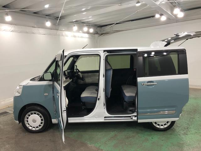 ムーヴキャンバスストライプスG 走行24201キロ/ナビ/ドラレコ/ETC一年保証・走行距離無制限走行24201キロ フルセグナビ ブルートゥース 全周囲カメラ ドラレコ クリアランスソナー オートライト LEDヘッドライト アイドリングストップ シートヒーター(埼玉県)の中古車