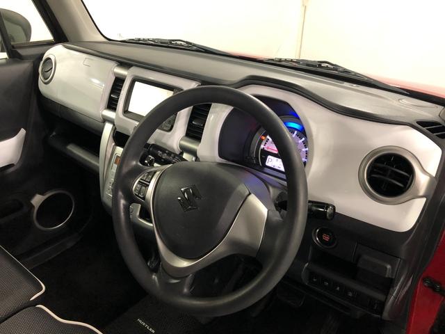 ハスラーＧ　走行４３５４６キロ／車検整備付／ナビ／バックカメラ一年保証・走行距離無制限走行４３５４６キロ　ワンセグナビ　バックカメラ　アイドリングストップ　ベンチシート　シートヒーター（埼玉県）の中古車