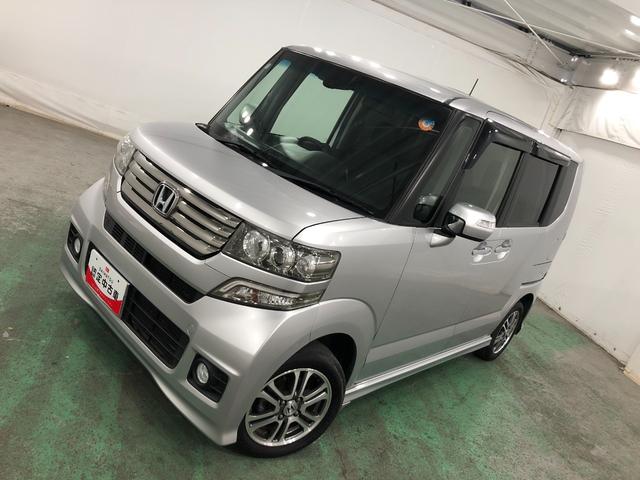 Ｎ−ＢＯＸ＋カスタムＧ・ターボＡパッケージ　走行４９７８９キロ／ナビ／後席モニタ一年保証・走行距離無制限走行４９７８９キロ　フルセグナビ　ブルートゥース　バックカメラ　後席モニター　サイドエアバック　ＨＩＤヘッドライト　ベンチシート　両側電動スライドドア（埼玉県）の中古車
