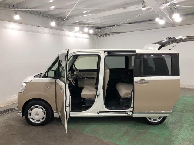 ムーヴキャンバスGメイクアップリミテッド SAIII 走行17270キロ一年保証・走行距離無制限走行17270キロ フルセグナビ ブルートゥース 全周囲カメラ ドラレコ クリアランスソナー オートライト LEDヘッドライト 両側電動スライドドア(埼玉県)の中古車