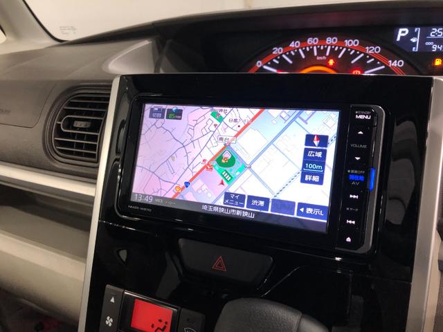 タントX SAIII 走行94920キロ/車検整備付/ナビ一年保証・走行距離無制限走行94920キロ フルセグナビ ブルートゥース バックカメラ オートライト アイドリングストップ シートヒーター 片側電動スライドドア(埼玉県)の中古車