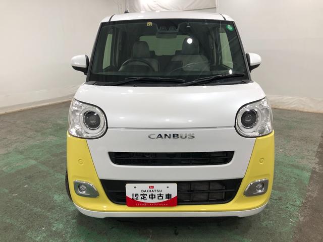 ムーヴキャンバスストライプスＧターボ　走行２６５５６キロ／車検整備付／ナビワンオーナー　禁煙車　　フルセグナビ　ブルートゥース　バックカメラ　ドラレコ　クリアランスソナー　オートライト　ＬＥＤヘッドライト　ＬＥＤフォグランプ　シートヒーター　両側電動スライドドア（埼玉県）の中古車