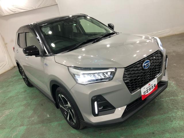 ロッキープレミアムＧ　ＨＥＶ　車検整備付／走行１．２万／９インチナビ１年保証距離無制限　走行距離１２８３９キロ　９インチ純正フルセグナビ　ＴＶ　ＤＶＤ　ＢＴオーディオ　パノラマモニター　ドラレコ　純正マット　サイドエアバッグ　ＬＥＤヘッドランプ　シートヒーター（埼玉県）の中古車