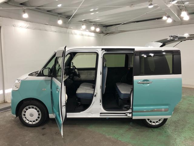 ムーヴキャンバスストライプスＧ　軽雹害／走行１６５４０キロ／ナビ／ドラレコ１年保証距離無制限　走行距離１６５４０キロ　フルセグナビ　パノラマモニター　ドラレコ　純正マット　サイドエアバッグ　ＬＥＤヘッドランプ　アイドリングストップ　シートヒーター　両側電動スライドドア（埼玉県）の中古車