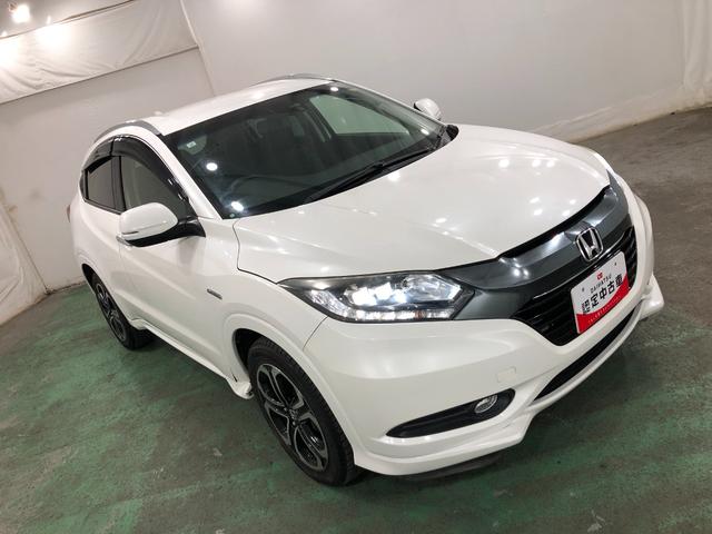 ヴェゼルハイブリッドＺ　走行３７１９８キロ／タイヤ４本交換／ナビ一年保証・走行距離無制限走行３７１９８キロ　フルセグナビ　ブルートゥース　バックカメラ　ＥＴＣ　サイドエアバック　オートライト　ＬＥＤヘッドライト　シートヒーター（埼玉県）の中古車