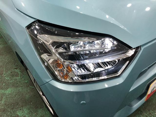 ミライースＸ　リミテッドＳＡIII　走行５１０５キロ／オートライト１年保証距離無制限　走行距離５１０５キロ　純正カーペットマット　助手席エアバッグ　オートライト　ＬＥＤヘッドランプ　アイドリングストップ　電動格納式ドアミラー　キーレスエントリー（埼玉県）の中古車