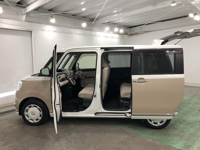 ムーヴキャンバスＧメイクアップＶＳ　ＳＡIII　走行２１２２２キロ／純正ナビ１年保証距離無制限　走行距離２１２２２キロ　純正フルセグナビ　パノラマモニター　ドラレコ　純正マット　ＬＥＤヘッドランプ　アイドリングストップ　シートヒーター　両側電動スライドドア　キーフリー（埼玉県）の中古車