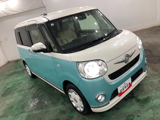 ムーヴキャンバスＧメイクアップＶＳ　ＳＡIII　走行５０８２６キロ／ナビ一年保証・走行距離無制限走行５０８２６キロ　フルセグナビ　ブルートゥース　全周囲カメラ　ドラレコ　オートライト　ＬＥＤヘッドライト　シートヒーター　両側電動スライドドア（埼玉県）の中古車