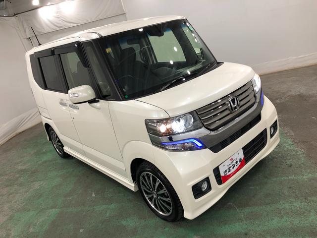 N−BOXカスタムG ターボSSパッケージ 走行69249キロ/車検整備付一年保証・走行距離無制限走行69249キロ 車検整備付 ワンセグナビ バックカメラ ETC サイドエアバック オートライト HIDヘッドライト 両側電動スライドドア(埼玉県)の中古車