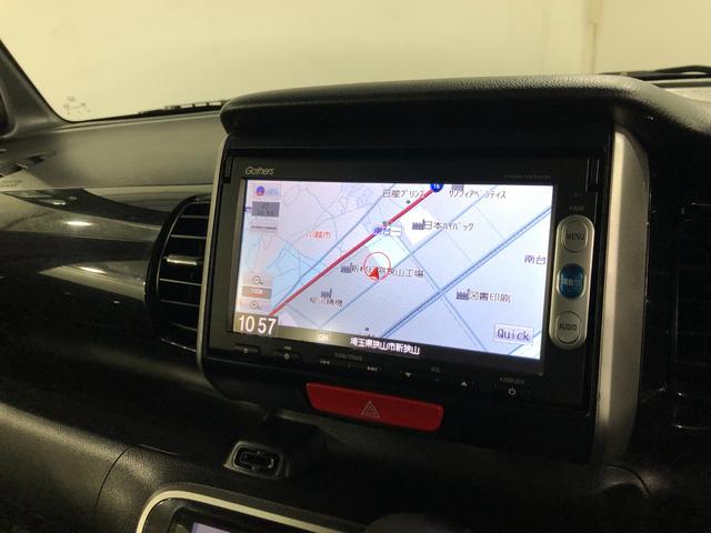 N−BOXカスタムG ターボSSパッケージ 走行69249キロ/車検整備付一年保証・走行距離無制限走行69249キロ 車検整備付 ワンセグナビ バックカメラ ETC サイドエアバック オートライト HIDヘッドライト 両側電動スライドドア(埼玉県)の中古車