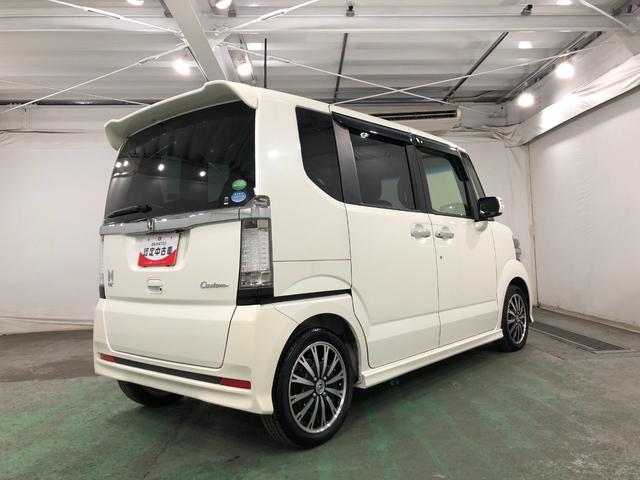 N−BOXカスタムG ターボSSパッケージ 走行69249キロ/車検整備付一年保証・走行距離無制限走行69249キロ 車検整備付 ワンセグナビ バックカメラ ETC サイドエアバック オートライト HIDヘッドライト 両側電動スライドドア(埼玉県)の中古車