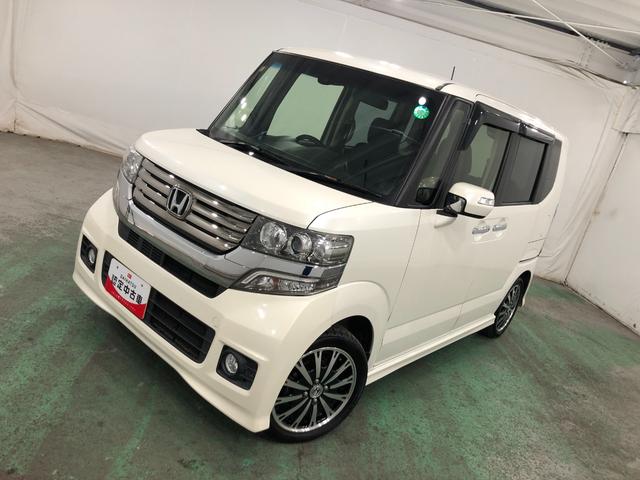 N−BOXカスタムG ターボSSパッケージ 走行69249キロ/車検整備付一年保証・走行距離無制限走行69249キロ 車検整備付 ワンセグナビ バックカメラ ETC サイドエアバック オートライト HIDヘッドライト 両側電動スライドドア(埼玉県)の中古車