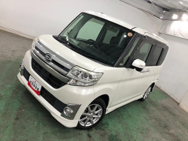 タントカスタムＸ　走行８５１３７キロ／車検整備付／タイヤ４本交換一年保証・走行距離無制限走行８５１３７キロ　ワンセグナビ　車検整備付　タイヤ４本交換　オートライト　ＬＥＤヘッドライト　ベンチシート　片側電動スライドドア（埼玉県）の中古車