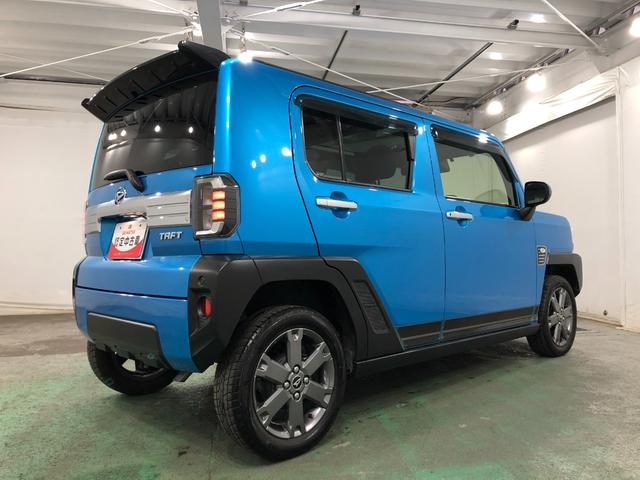 タフトGターボ 走行52018キロ/フルセグナビ/バックカメラ1年保証距離無制限 走行距離52018キロ フルセグナビ バックカメラ ブルートゥース 純正マット サイドエアバッグ LEDヘッドランプ アイドリングストップ シートヒーター オート格納式ドアミラー(埼玉県)の中古車