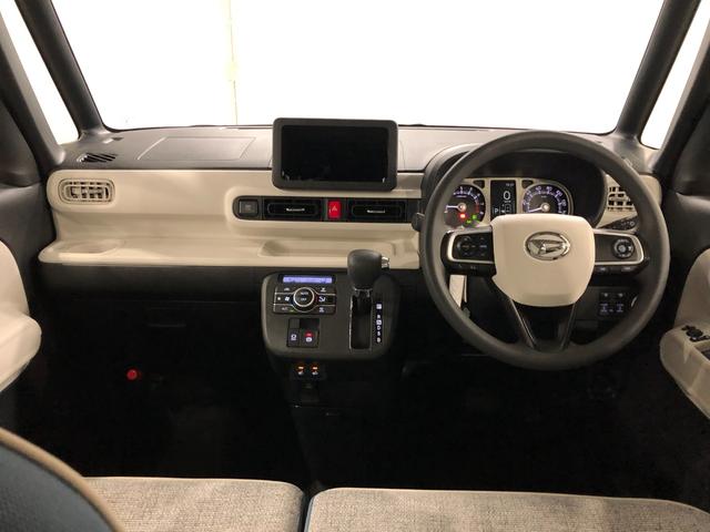 ムーヴキャンバスストライプスGターボ 走行2798キロ/シートヒーター一年保証・走行距離無制限走行2798キロ サイドエアバック クリアランスソナー オートマチックハイビーム オートライト LEDヘッドライト ベンチシート シートヒーター 両側電動スライドドア(埼玉県)の中古車