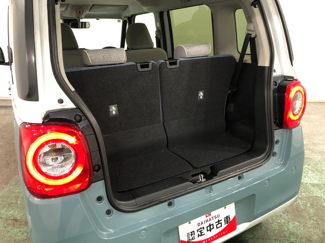 ムーヴキャンバスストライプスGターボ 走行2798キロ/シートヒーター一年保証・走行距離無制限走行2798キロ サイドエアバック クリアランスソナー オートマチックハイビーム オートライト LEDヘッドライト ベンチシート シートヒーター 両側電動スライドドア(埼玉県)の中古車