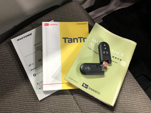 タントX SAIII 走行57434キロ/車検整備付/ナビ/ETC一年保証・走行距離無制限走行57434キロ 車検整備付 フルセグナビ ブルートゥース バックカメラ ドラレコ ETC オートライト LEDヘッドライト シートヒーター 両側電動スライドドア(埼玉県)の中古車