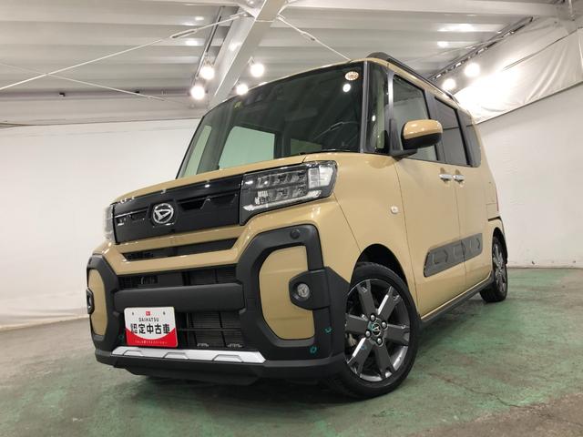タントファンクロスターボ　車検整備付／走行２４８５７キロ／純正ナビ１年保証距離無制限　走行距離２４８５７キロ　純正フルセグナビ　バックカメラ　ドラレコ　純正マット　サイドエアバッグ　ＬＥＤヘッドランプ　アイドリングストップ　シートヒーター　両側電動スライドドア（東京都）の中古車