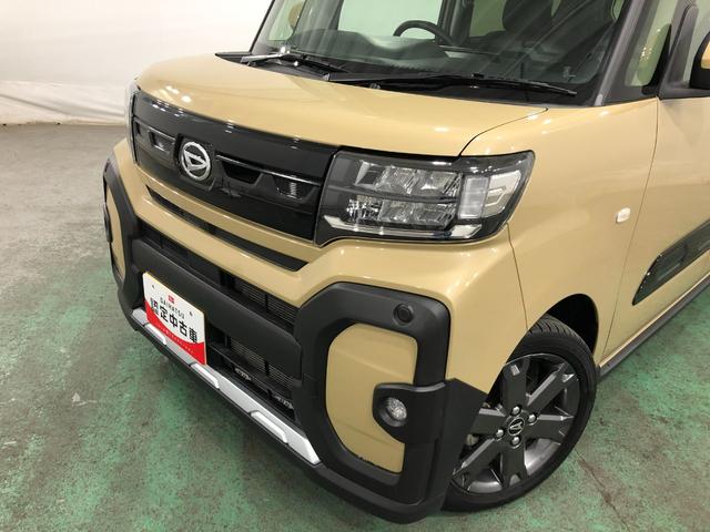 タントファンクロスターボ　車検整備付／走行２４８５７キロ／純正ナビ１年保証距離無制限　走行距離２４８５７キロ　純正フルセグナビ　バックカメラ　ドラレコ　純正マット　サイドエアバッグ　ＬＥＤヘッドランプ　アイドリングストップ　シートヒーター　両側電動スライドドア（東京都）の中古車