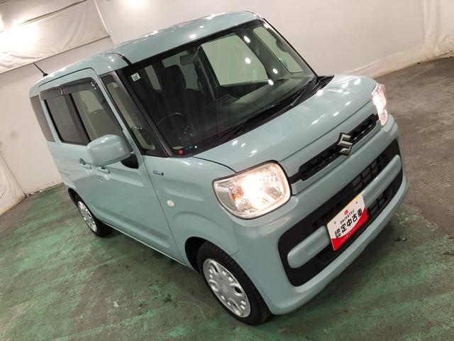 スペーシアハイブリッドＧ　走行４４２３７キロ／オートライト／マットワンオーナー　禁煙車　１年保証距離無制限　走行距離４４２３７キロ　純正マット　助手席エアバッグ　オートライト　アイドリングストップ　プッシュボタンスタート　電動パーキングブレーキ　両側スライドドア（埼玉県）の中古車