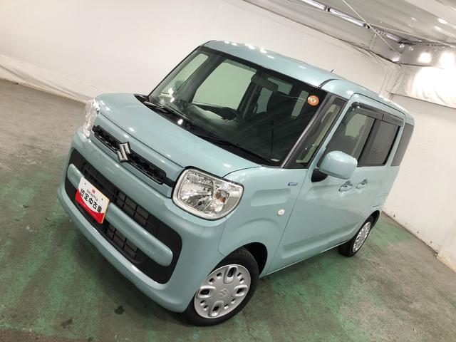 スペーシアハイブリッドＧ　走行４４２３７キロ／オートライト／マットワンオーナー　禁煙車　１年保証距離無制限　走行距離４４２３７キロ　純正マット　助手席エアバッグ　オートライト　アイドリングストップ　プッシュボタンスタート　電動パーキングブレーキ　両側スライドドア（埼玉県）の中古車