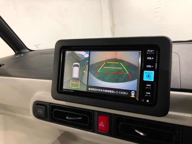 ムーヴキャンバスストライプスG 走行32788キロ/ナビ/ドラレコ一年保証・走行距離無制限走行32788キロ フルセグナビ 全周囲カメラ サイドエアバック クリアランスソナー オートライト LEDヘッドライト シートヒーター 両側電動スライドドア(埼玉県)の中古車