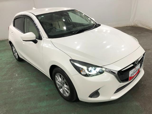 デミオ13S Lパッケージ 走行93224キロ/車検整備付/MT一年保証・走行距離無制限走行93224キロ 車検整備付 フルセグナビ ブルートゥース DVD サイドエアバック オートライト LEDヘッドライト アイドリングストップ(埼玉県)の中古車