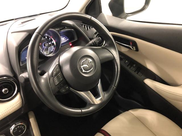 デミオ13S Lパッケージ 走行93224キロ/車検整備付/MT一年保証・走行距離無制限走行93224キロ 車検整備付 フルセグナビ ブルートゥース DVD サイドエアバック オートライト LEDヘッドライト アイドリングストップ(埼玉県)の中古車