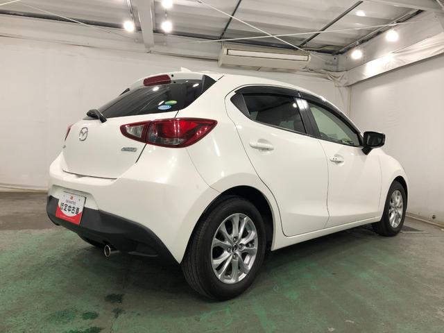 デミオ13S Lパッケージ 走行93224キロ/車検整備付/MT一年保証・走行距離無制限走行93224キロ 車検整備付 フルセグナビ ブルートゥース DVD サイドエアバック オートライト LEDヘッドライト アイドリングストップ(埼玉県)の中古車