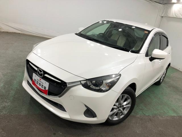 デミオ13S Lパッケージ 走行93224キロ/車検整備付/MT一年保証・走行距離無制限走行93224キロ 車検整備付 フルセグナビ ブルートゥース DVD サイドエアバック オートライト LEDヘッドライト アイドリングストップ(埼玉県)の中古車