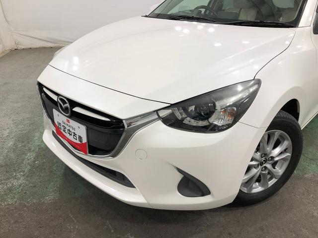 デミオ13S Lパッケージ 走行93224キロ/車検整備付/MT一年保証・走行距離無制限走行93224キロ 車検整備付 フルセグナビ ブルートゥース DVD サイドエアバック オートライト LEDヘッドライト アイドリングストップ(埼玉県)の中古車